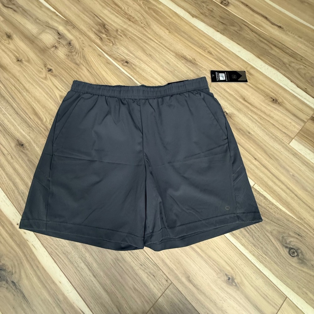 RBX Pro Glide Men's Dark Gray Athletic Shorts 7 Inch Inseam Size XL‎